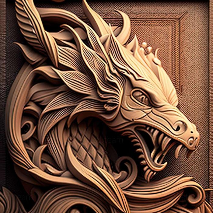 3D model Targaryendraco (STL)